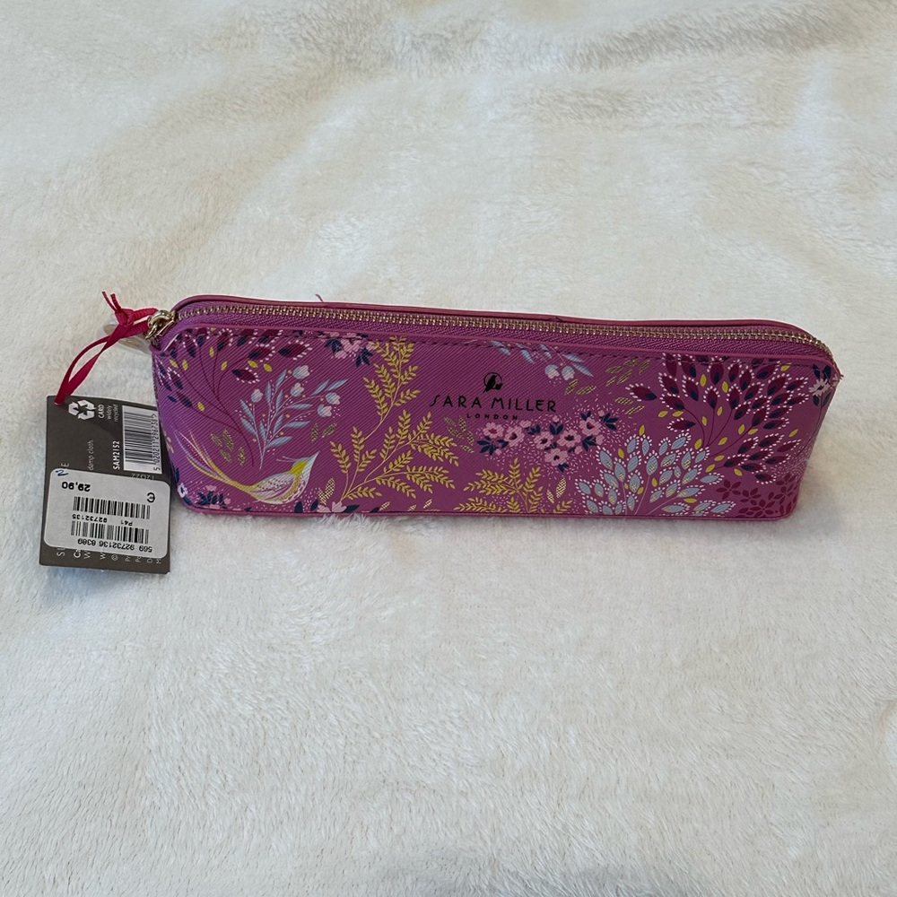 Sara Miller Makeup Floral Makeup Bag